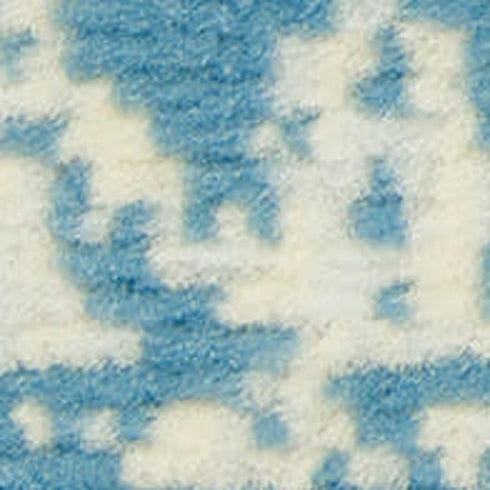 2' X 4' Blue Damask Power Loom Area Rug